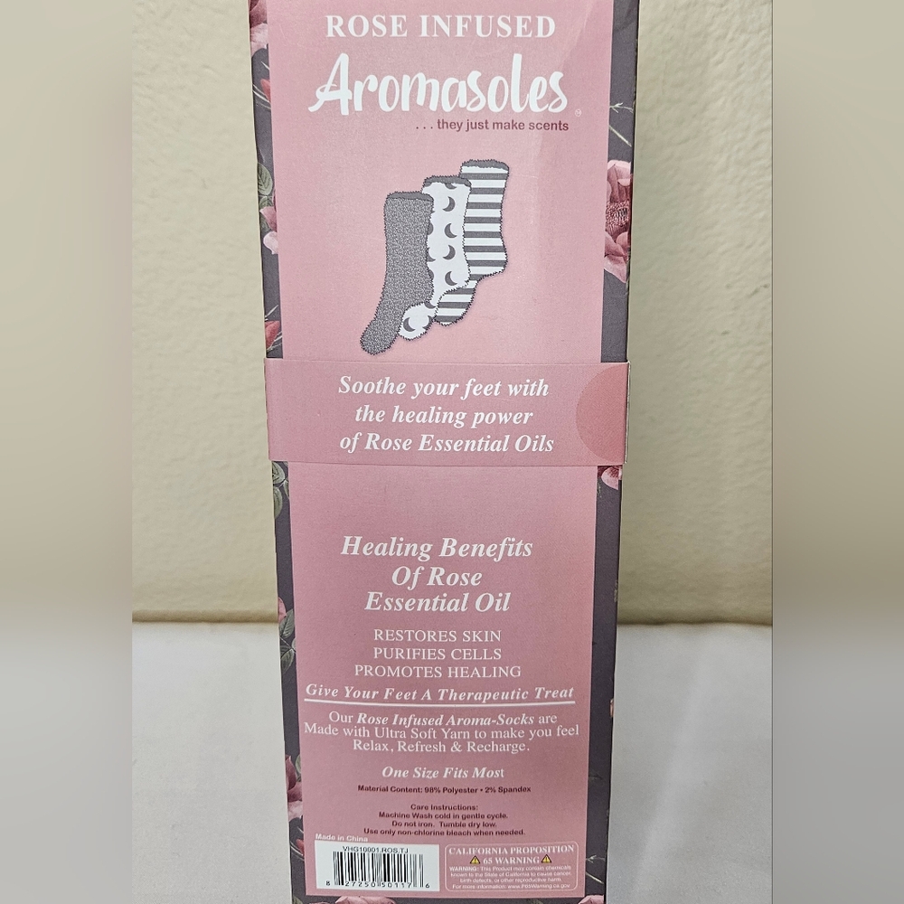 Aromasoles Lavender and Rose Infused Refresh Aroma-Socks - Pick 1 - Picture 9 of 9